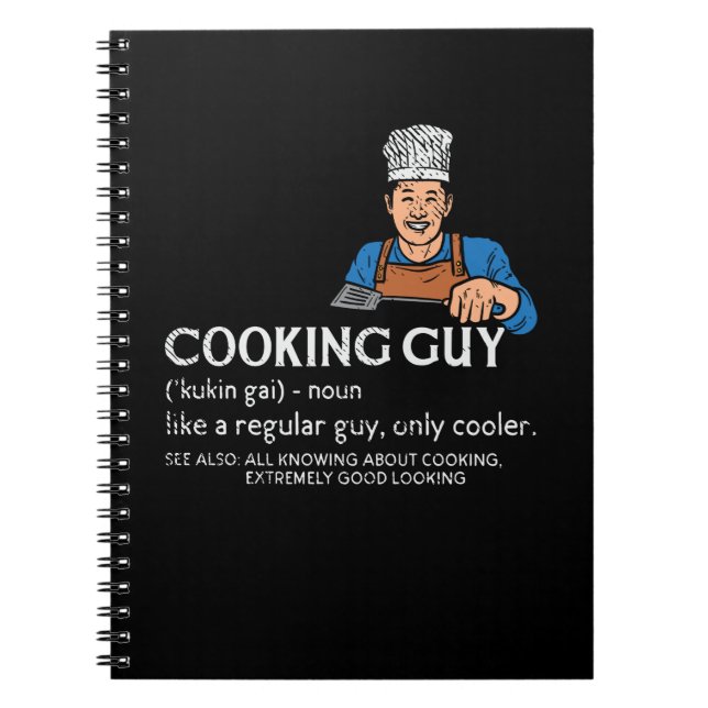 Cooking Guy Definition Notebook (Front)