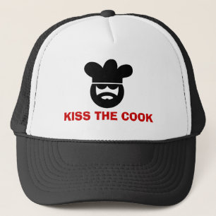 Cooking hat for men   Kiss the cook!