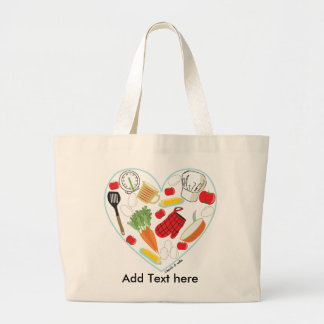 Cooking Heart Tote Bag