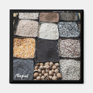 Cooking in Himalayas, basic ingredients - Nepal Magnet