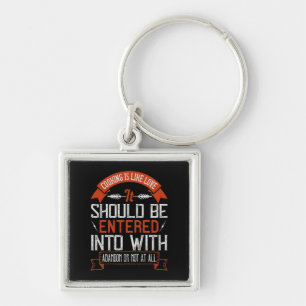 Cooking Is Like Love Key Ring