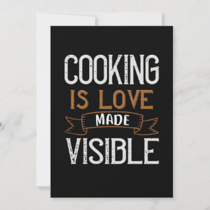 Cooking Is Love Made Visible Save The Date