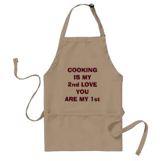 "COOKING IS MY 1st LOVE/YOU ARE MY 1st" APRON