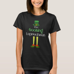 Cooking Leprechaun Matching Family Group St. Patri T-Shirt