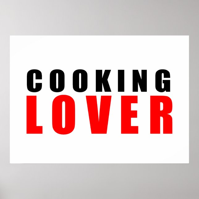 Cooking lover poster (Front)