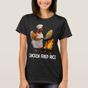 Cooking Meme Chicken Chef Funny Humour Chicken Fri T-Shirt