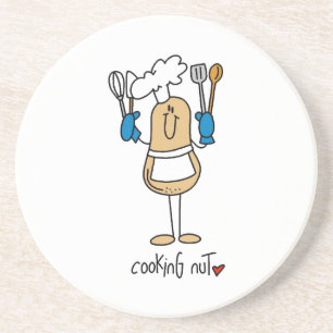 Cooking Nut T-shirts and Gifts Coaster