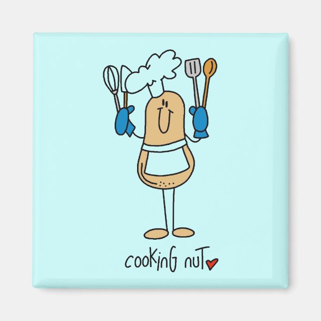 Cooking Nut Tshirts and Gifts Magnet (Front)