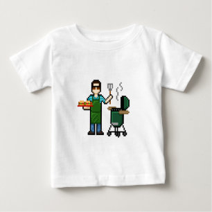 Cooking on the BGE grill Baby T-Shirt