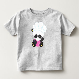 Cooking Panda, Baking Panda, Cute Panda, Whisk Toddler T-Shirt