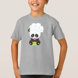 Cooking Panda, Baking Panda, Panda With Doughnut T-Shirt