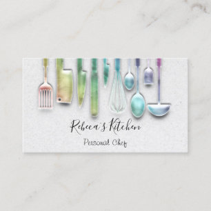 Cooking Personal Chef Restaurant Catering Kitchen Business Card