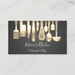 Cooking Personal Chef Restaurant Culinary Board Business Card