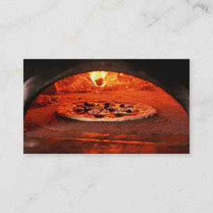 Cooking Pizza Business Card