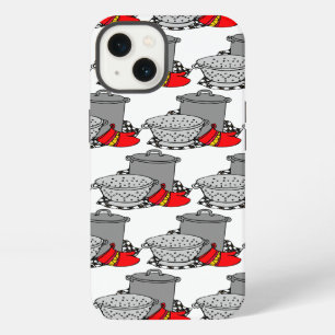 Cooking Pot and Strainer Chef Gifts iPhone Case