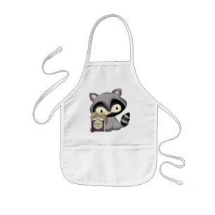 Cooking Racoon kitchen kids apron
