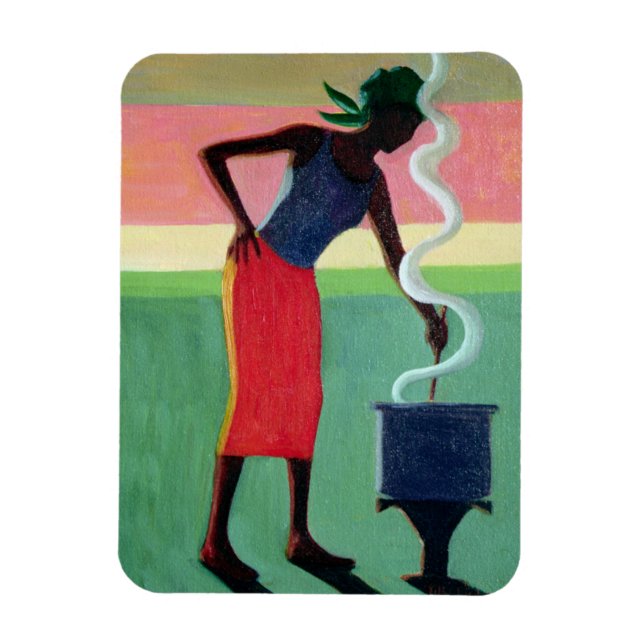 Cooking Rice 2001 Magnet (Vertical)