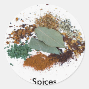 Cooking Spices Classic Round Sticker