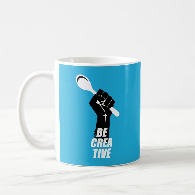 Cooking Spoon For Creative Chef Coffee Mug (Left)