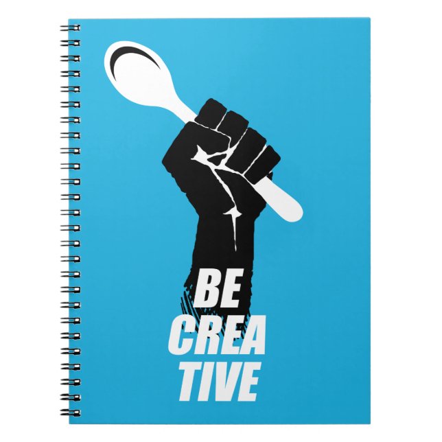 Cooking Spoon For Creative Chef Notebook (Front)
