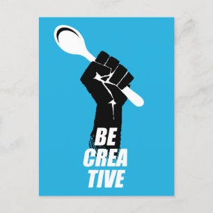 Cooking Spoon For Creative Chef Postcard