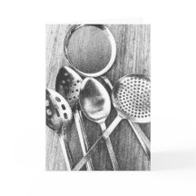 Cooking Spoons Blank Note Card