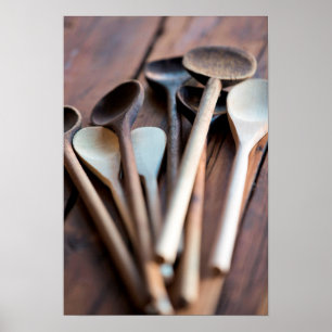 Cooking spoons poster