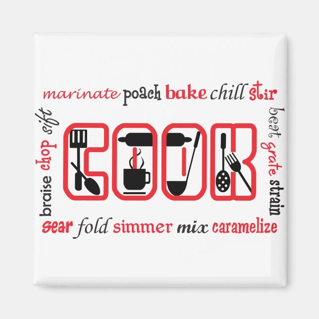 Cooking Terms Magnet (Front)