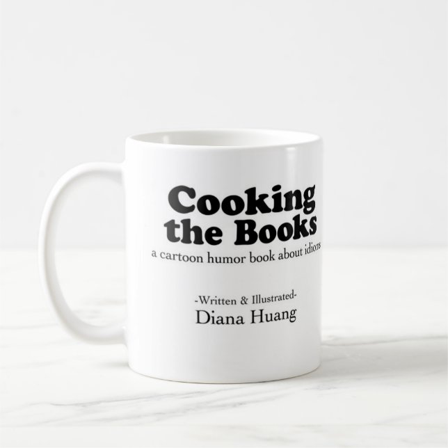 Cooking the Books mug (Left)