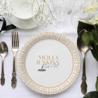 Cooking theme bachelorette Party Paper Plate