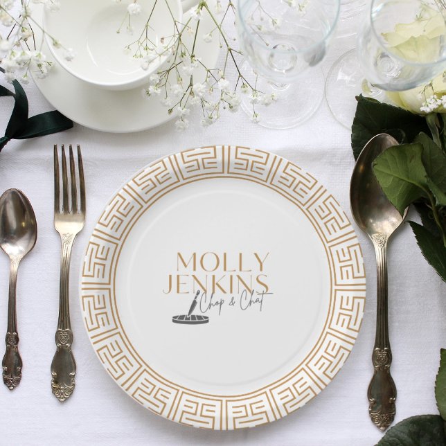 Cooking theme bachelorette Party  Paper Plate (Creator Uploaded)