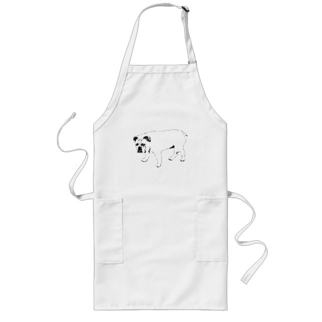 Cooking Together, Bulldog Apron (Front)