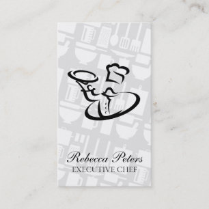 Cooking Tools Culinary Server Catering Business Card