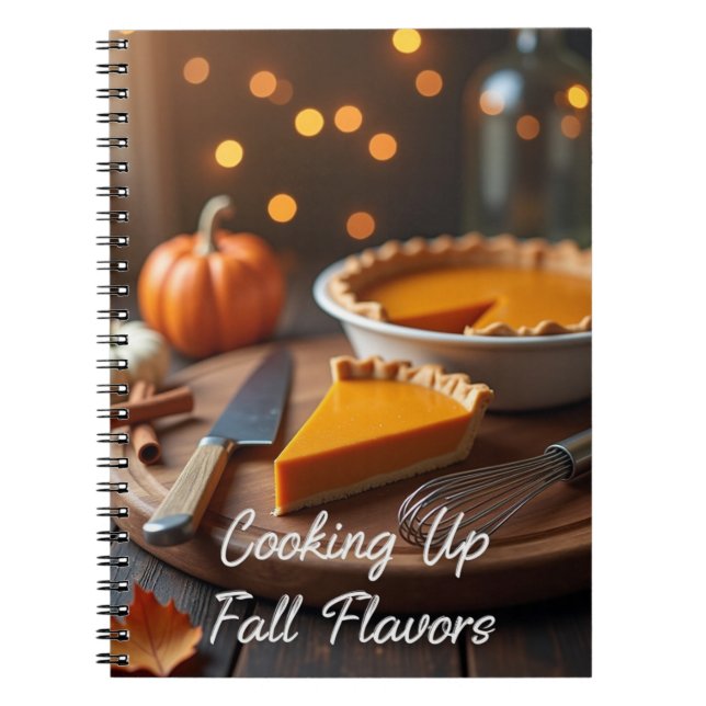 Cooking Up Fall Flavours  Notebook (Front)
