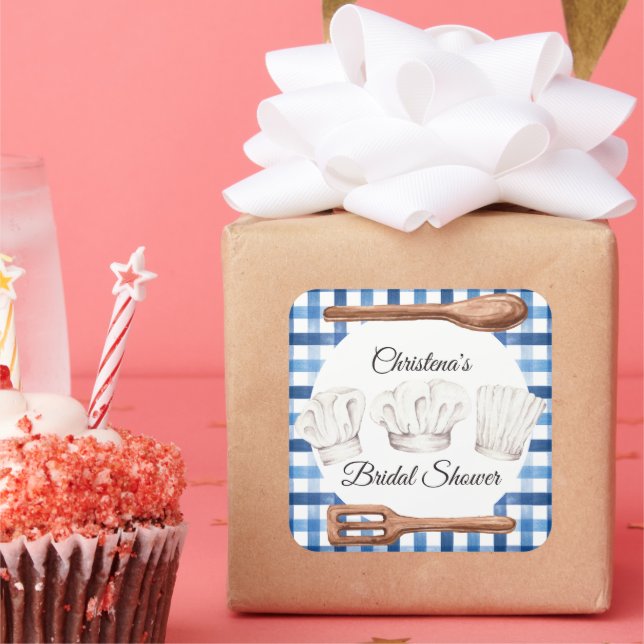 Cooking Up Love Shower Favour Sticker (Party)