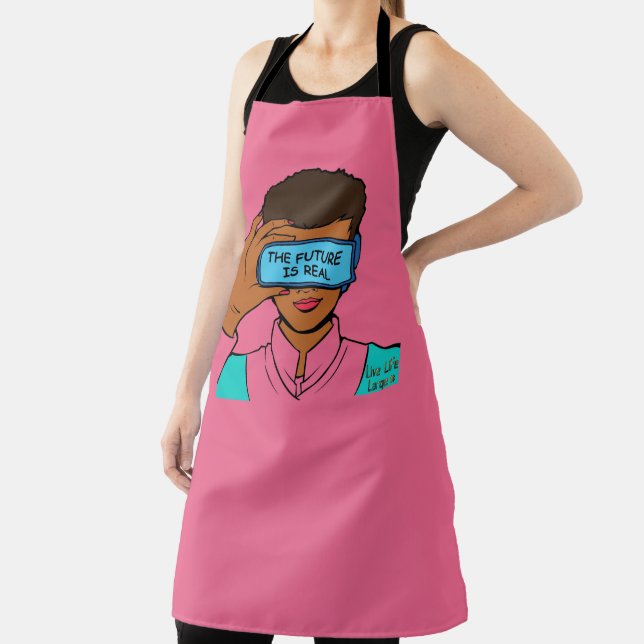 Cooking up Tomorrow's Delights: Live Life Large VA Apron (Insitu)
