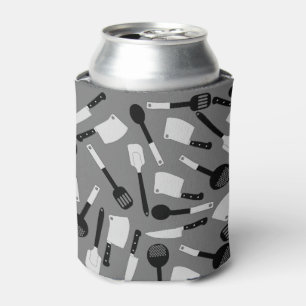 Cooking Utensils Pattern Can Cooler