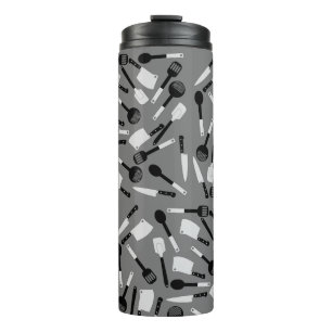 Cooking Utensils Pattern Thermal Tumbler