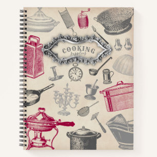 Cooking Vintage Style Notebook