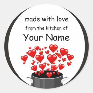 Cooking wIith Love Sticker