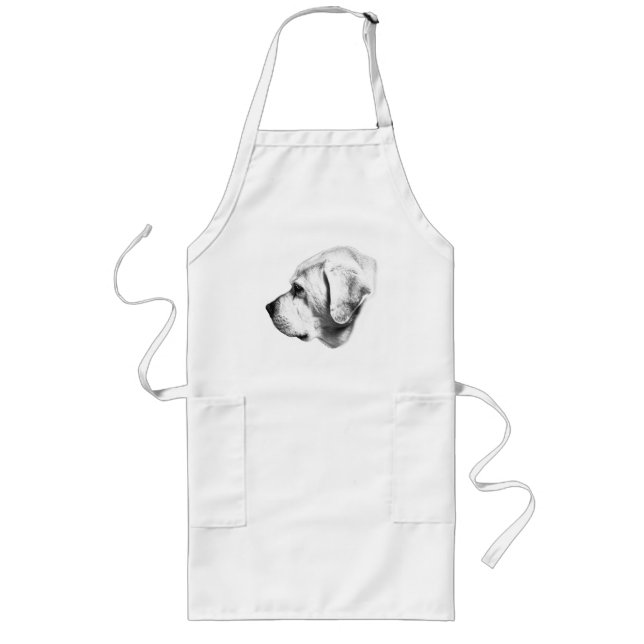 Cooking with a Caring Heart Long Apron (Front)