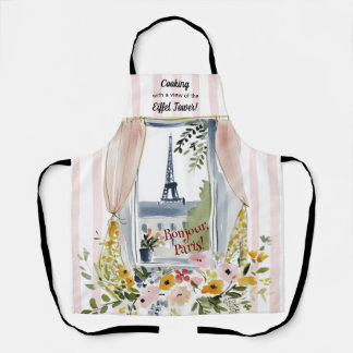 Cooking with a view of the Eiffel Tower Apron