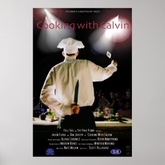 Cooking with Calvin Poster