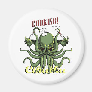Cooking with Cthulhu Magnet