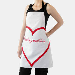 Cooking with love apron