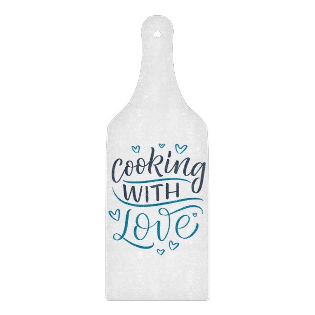 Cooking with Love Cutting Board (Front)
