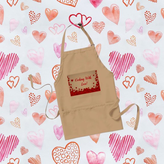 Cooking With Love Heart Memory Apron (Creator Uploaded)