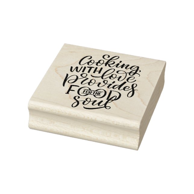 Cooking with Love Rubber Stamp (Stamp)
