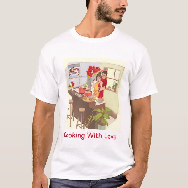 Cooking With Love  T-Shirt (Front)