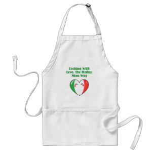 Cooking With Love The Italian Mom Way Recipe Standard Apron